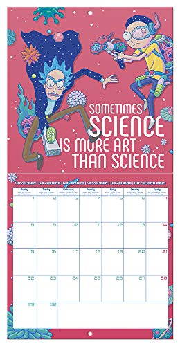Grupo Erik Officiële Rick & Morty 2021 Wandkalender 11,8 x 11,8 inch (12 maanden - gratis poster inbegrepen) Familie… - Image 4