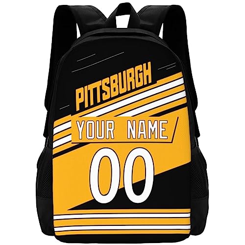 KREDE Pittsburgh Backpack Personalized Bags for Men Women Gifts