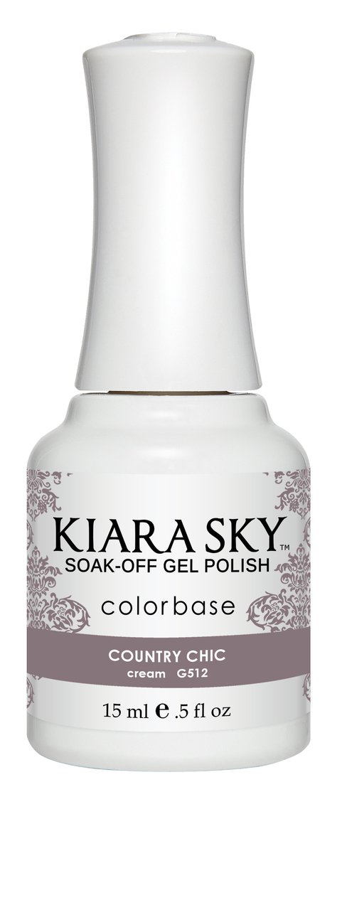 KIARA SKY Soak Off Gel Nail Polish 0.5 fl oz, COUNTRY CHIC (G512)