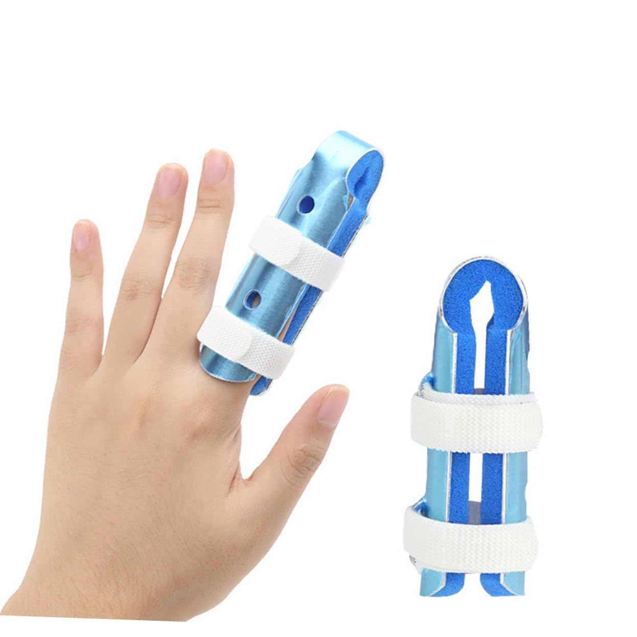 FRCOLOR Splint Support Brace Thumb Guard Immobilizer for Joint Protection Size l Comfortable and Breathable Material