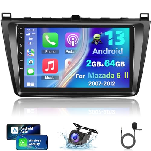 2+64G Android Autoradio für Mazda 6 Ⅱ Combi 2.2 GH 2007-2012 mit Drahtlos