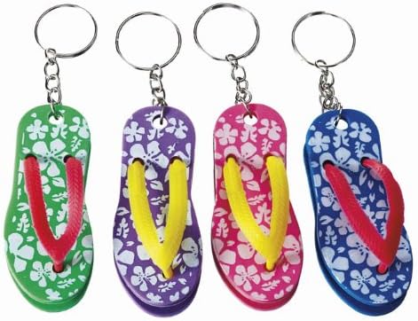 Flip Flop Keychain, Package of 144