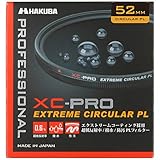 ハクバ HAKUBA C-PLフィルター 52mm XC-PRO エクストリーム サーキュラーPLフィルター コントラスト強調 反射除去 撥水防汚 薄枠 日本製 反射率 0.6% 色ムラなし CF-XCPRCPL52 4977187440874