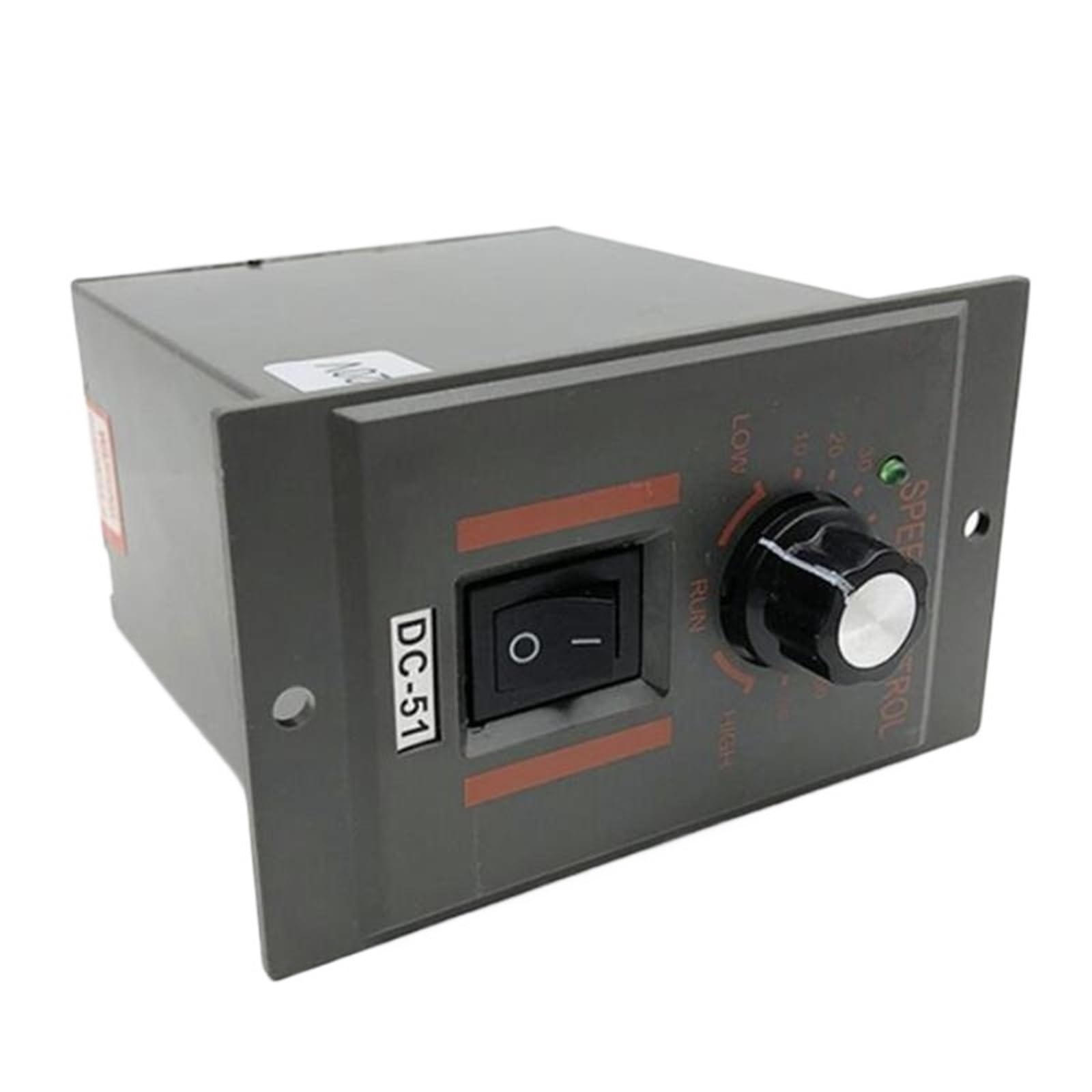 Controlador de Velocidad del Motor, Modelo de Unidad, Interruptor de Encendido/Apagado AC 220V 50HZ, 6 terminales, indicador LED Verde, Voltaje de Salida 12V 24V 36V 48V 90(DC 24V)