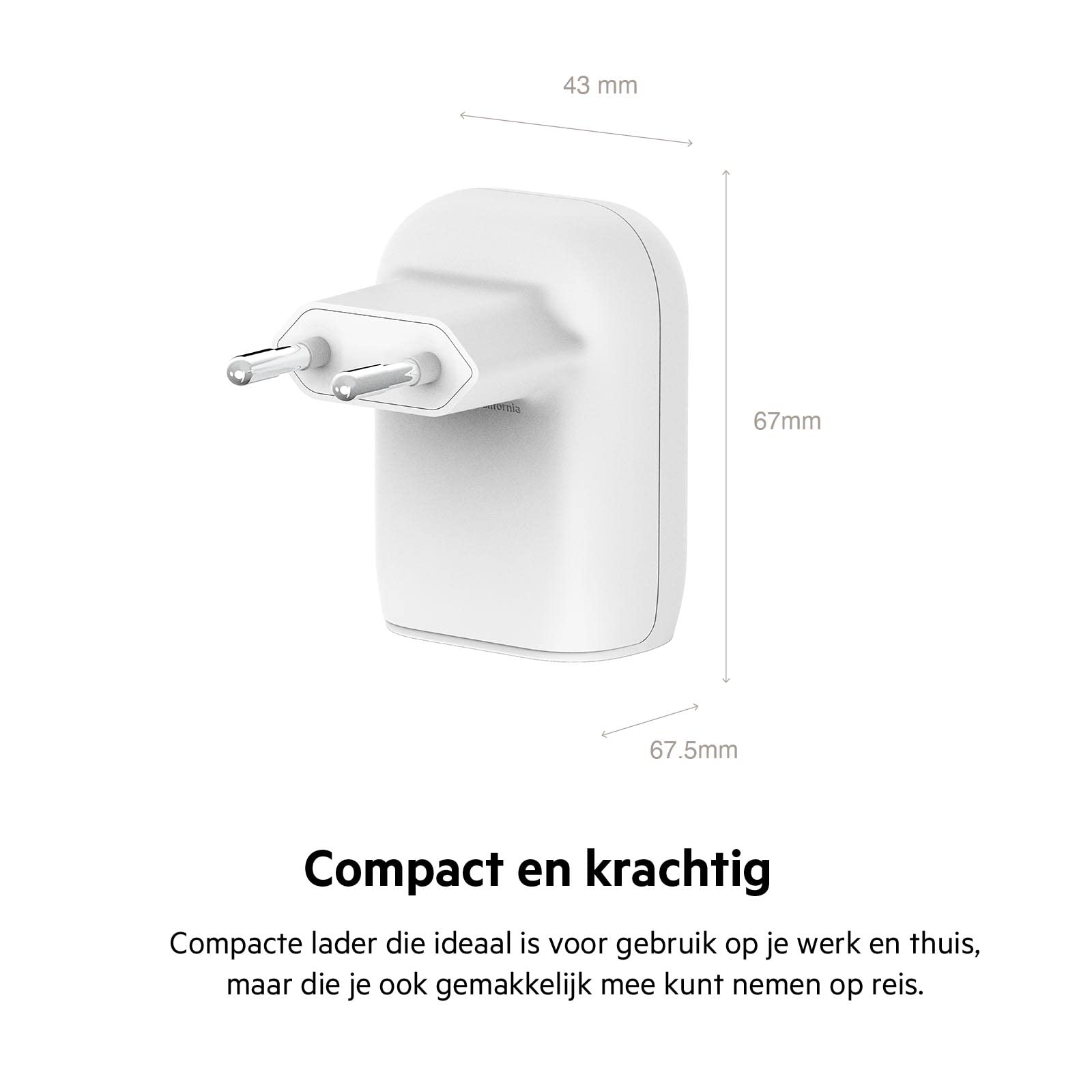 Belkin 37W 25W USB-C PD PPS+12W USB-A Şarj Cihazı