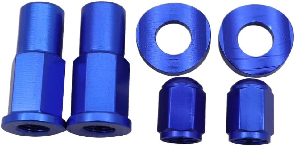 Motocross Rim Lock Nut Washer Kit Compatible with 1996 2000 YZF WR CRF KX KLX RMZ YZ250 YZ450F 250F 450F 2019 2023 ATV UTV Bike Motorcycle(Orange)