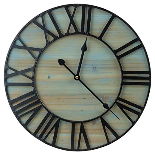 Sorbus 16 Inch Large Wall Clock Centurian Roman Numeral Style Modern Home Decor Metal Wood product