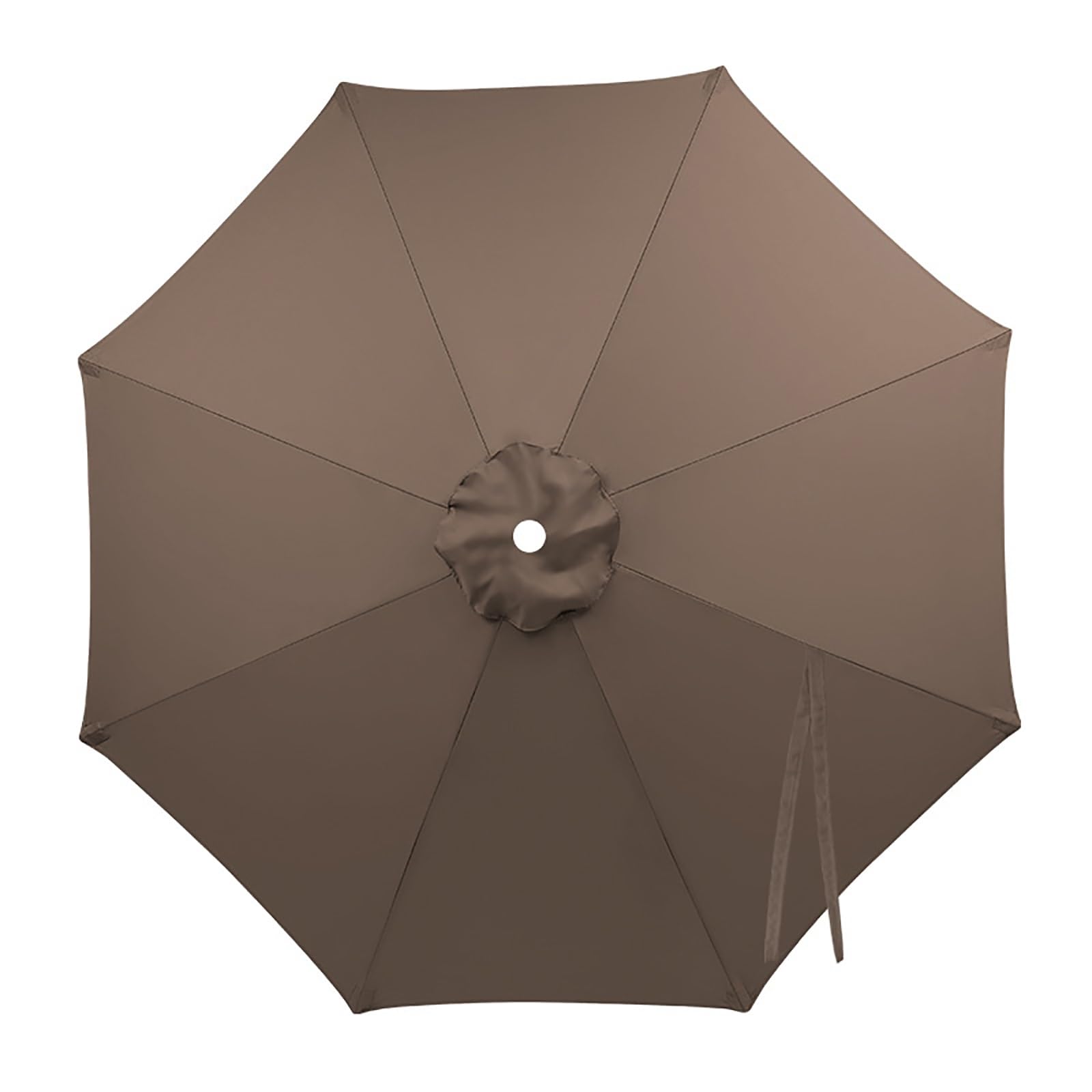 Sonnenschirm Bezug & Hülle, Wasserdicht & UV-Schutz & Winddicht Outdoor, Polyester Ersatzbezug & Stoff Ersatz für Terrasse, Balkon, Pool, Garten(Top color-b,350 cm - 8 Ribs)