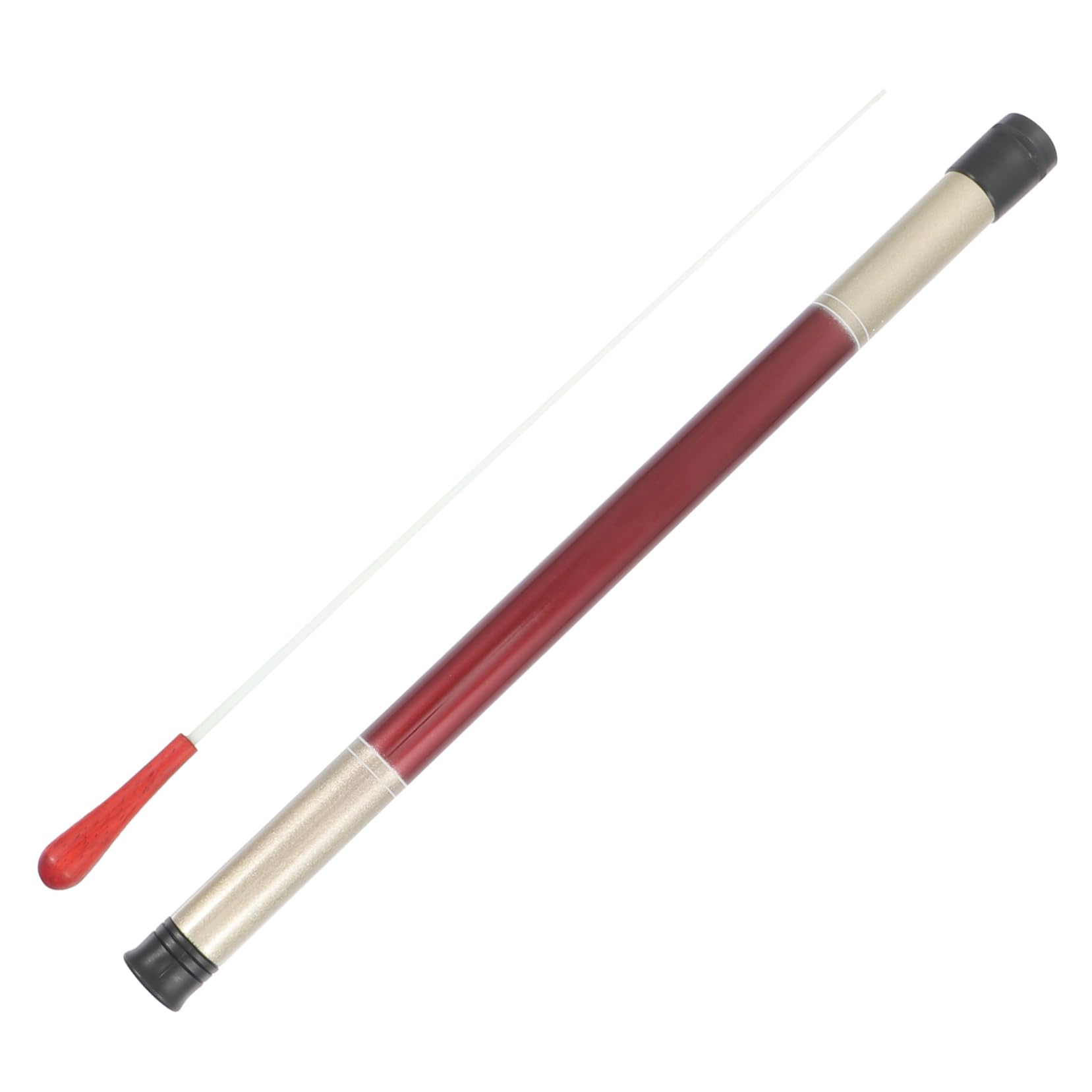 Totority Performance Kit 2pc Solid Wood Conducting Sticks for Conductors Dark Red Mallets