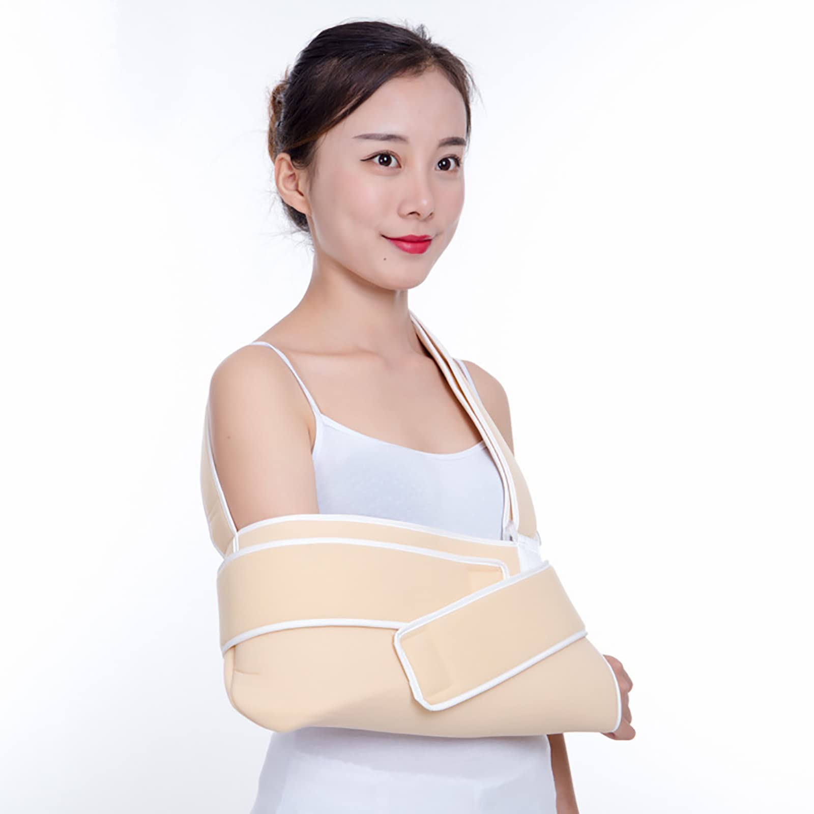Cabestrillo para Brazo, inmovilizador de Hombro, Manguito rotador, Soporte de Soporte, versión Mejorada, Cabestrillo para Brazo, inmovilizador médico de Hombro, Manguito rotador Ajustable
