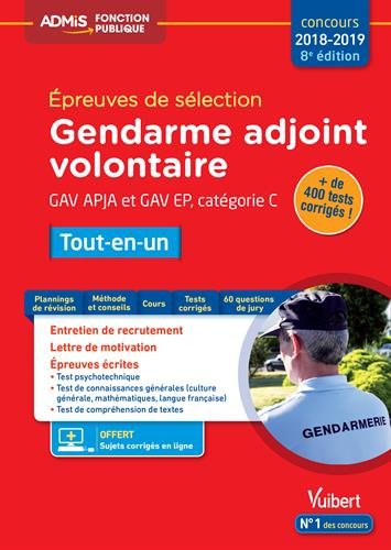 Télécharger Gendarme adjoint volontaire - GAV APJA et GAV EP - Catégorie C - Tout-en-un - Épreuves de sélecti PDF Ebook En Ligne