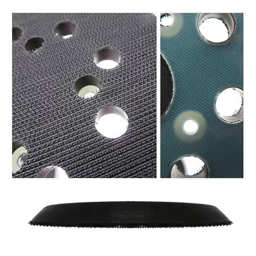 2 Stk Schleifteller 125 mm Klett, Schleifteller Exzenterschleifer als Ersatzteil Stützteller Kletthaftteller für MAKITA BO5031,M9204,BO5021,BO5041743081-8 für DeWalt 151281-08 DW4388r, 8-Loch