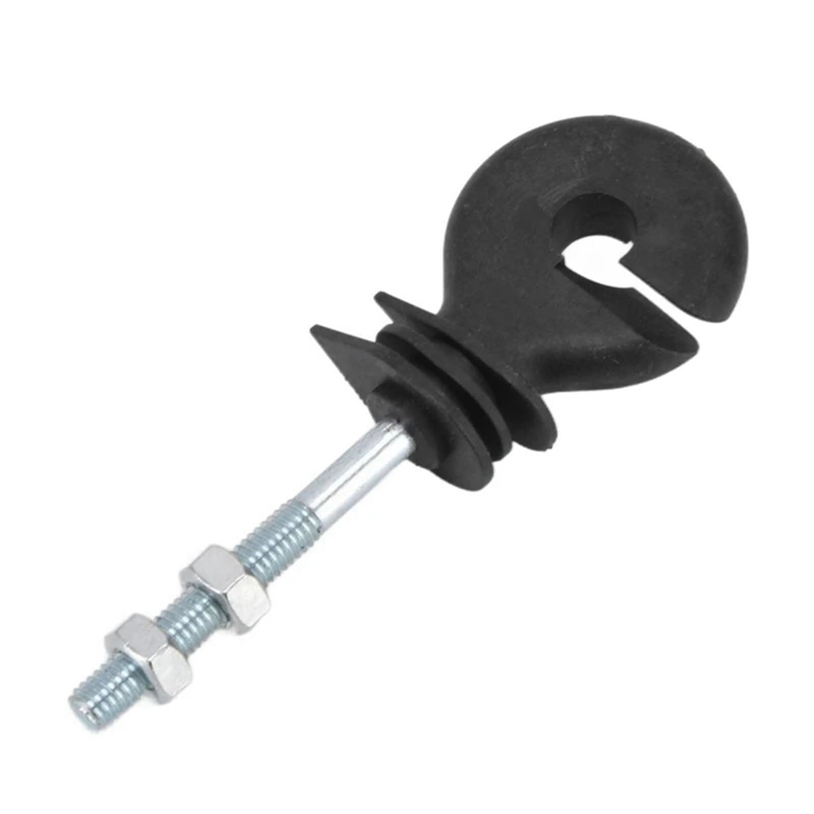 Anillo Aislador Aisladores Aislador de cerca eléctrica, tuerca plana, aislamiento roscado, 50 Uds