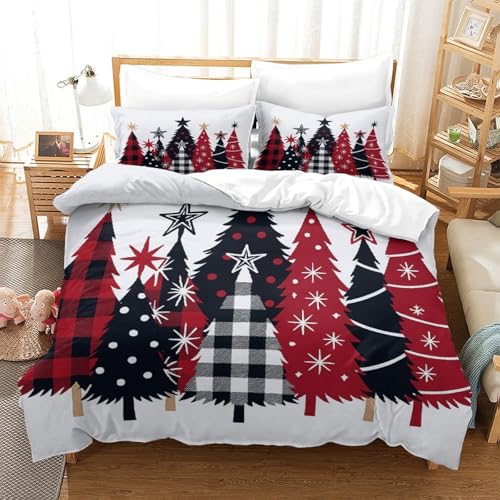 Housse de couette microfibre 200x200 véhicules de construction imprimé 3D léger - 3