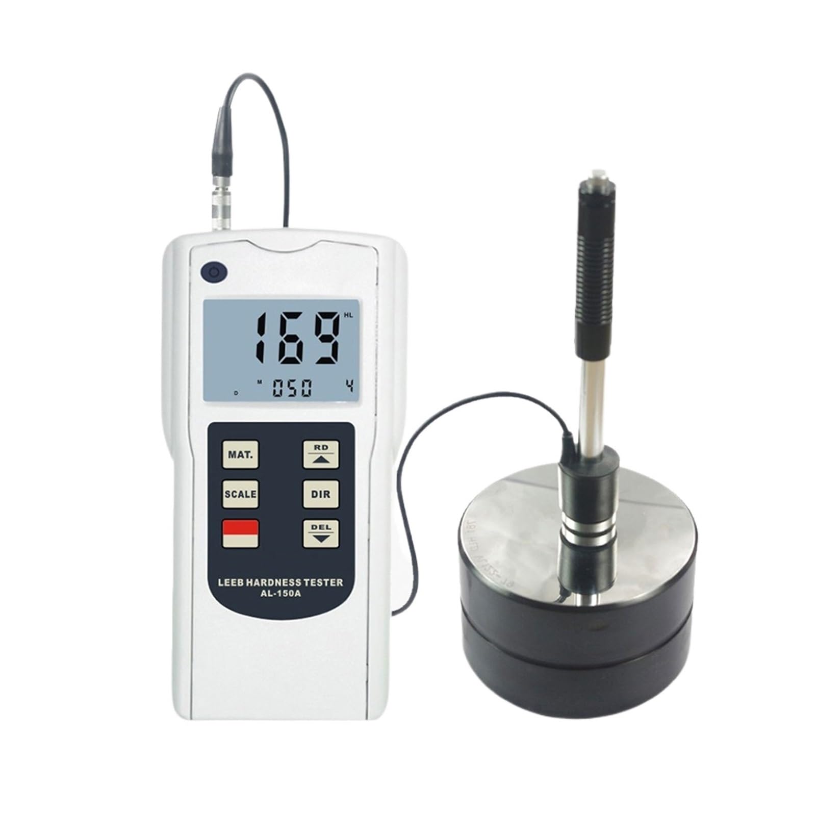 Hardness Tester, AL-150A Digital Sclerometer Metal Durometer Tester Meter Leeb Hardness Tester Measurement Precision