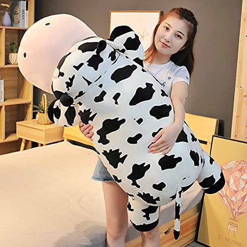 ロング 抱き枕 牛 洗える ホワイト 牛 ぬいぐるみ アニマル 牛 縫い包み もこもこ おもちゃ 添い寝枕 横向き寝 背当たれ クッション 癒し 気持ちいい 100 抱きまくら 多機能