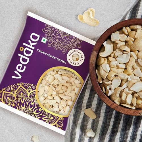 Image of Amazon Brand - Vedaka Broken Cashews | 500 g | Kaju Nuts | Gluten-Free & Plant Based Protein | Hygienically packed