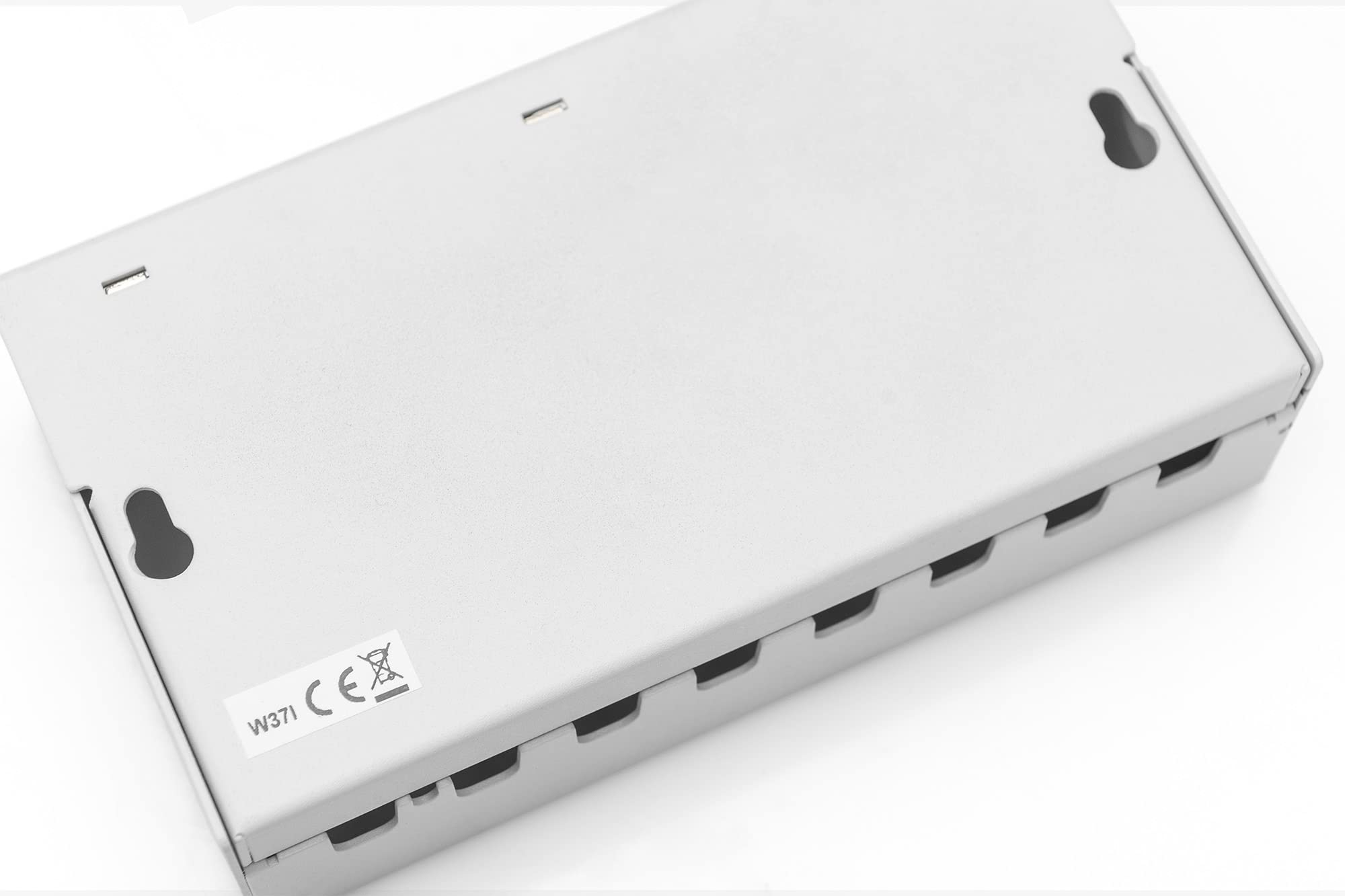 DIGITUS Set: Patchpanel – Modular – Desktop – 8-Port – Geschirmt – Grau – Mit 8x Cat6A Keystone-Modul