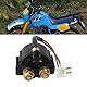 YINETTECH 2Pin Motorrad Starter Relais Kompatibel mit Yamaha XT 600 E/EN 3TB 3UW Baujahr 1990-1998