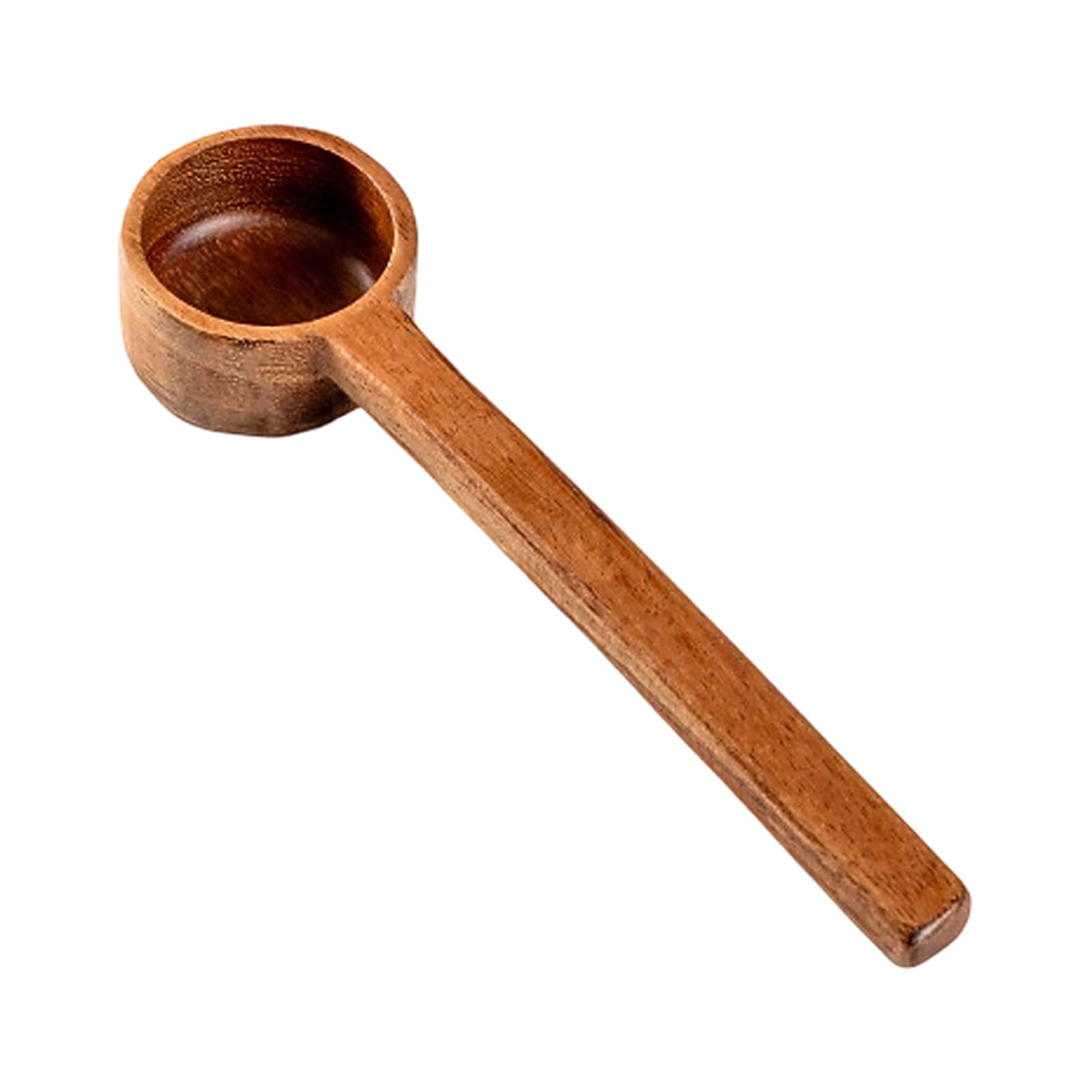 MALSSE Natural Wood Coffee Scoops/Coffee Brewing Cup with Measurement for Consistent Brewing and Natural Wood Grains Long Handle Scoops