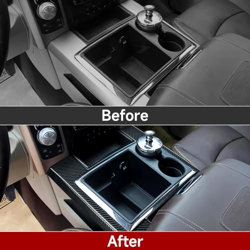 Autocollants de vitesse Dodge Ram 2013-2018 déco console noire