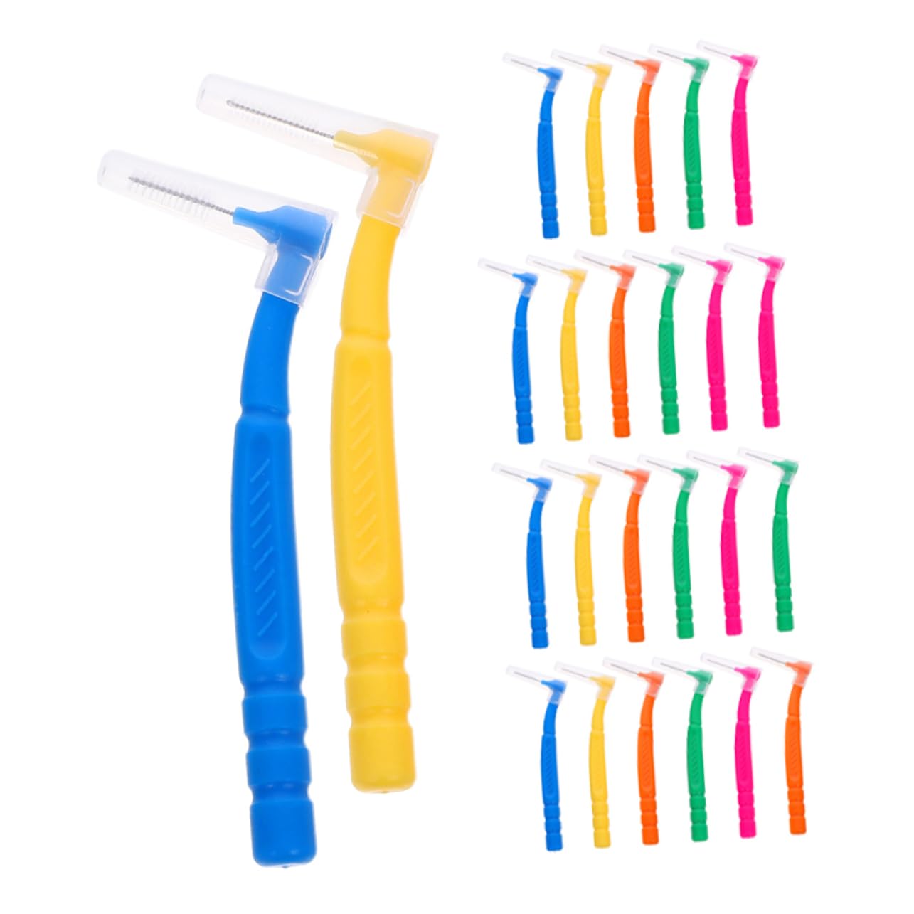 Baluue 150stücke Interdentalbürsten Kleine Zahnbürsten Mit Weichem Bürstenkopf Für Mundhygiene Und Für Zahnzwischenräume Und Effektive Zahnreinigung