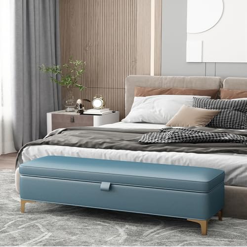 Banc à chaussures en cuir au design moderne et assise confortable