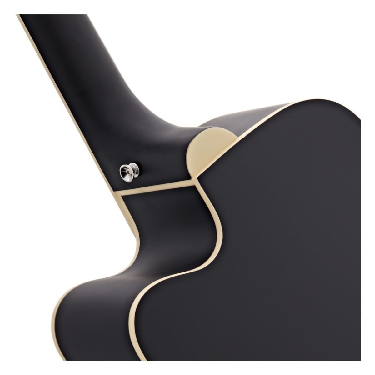 Dreadnought 12-saitige Akustikgitarre von Gear4music schwarz