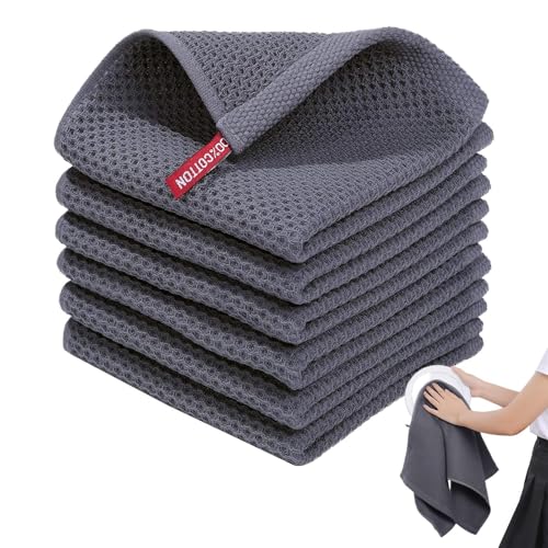 Toallas de cocina de algodón absorbente, toallas de secado de platos, juego de toallas de cocina multiusos, paños de cocina para utensilios de cocina