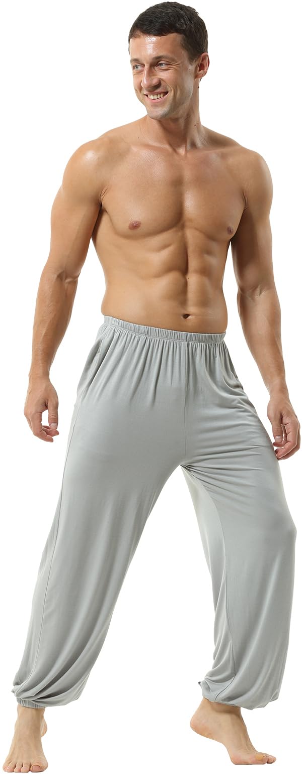 Hoerev Super Soft Modal Spandex Harem Yoga Pilates Spodnie