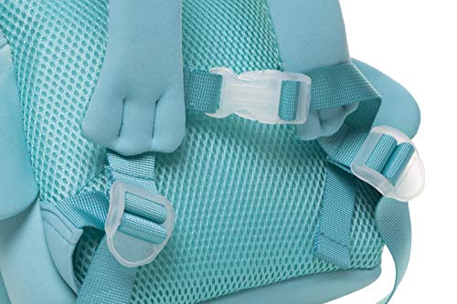 Pandana Kleiner Kinderrucksack Hubert Hund mit Brustgurt für Jungen und Mädchen im Kindergarten oder Kita für 2 bis 5-Jährige, aus isolierendem Neopren mit Anti-Lost-System