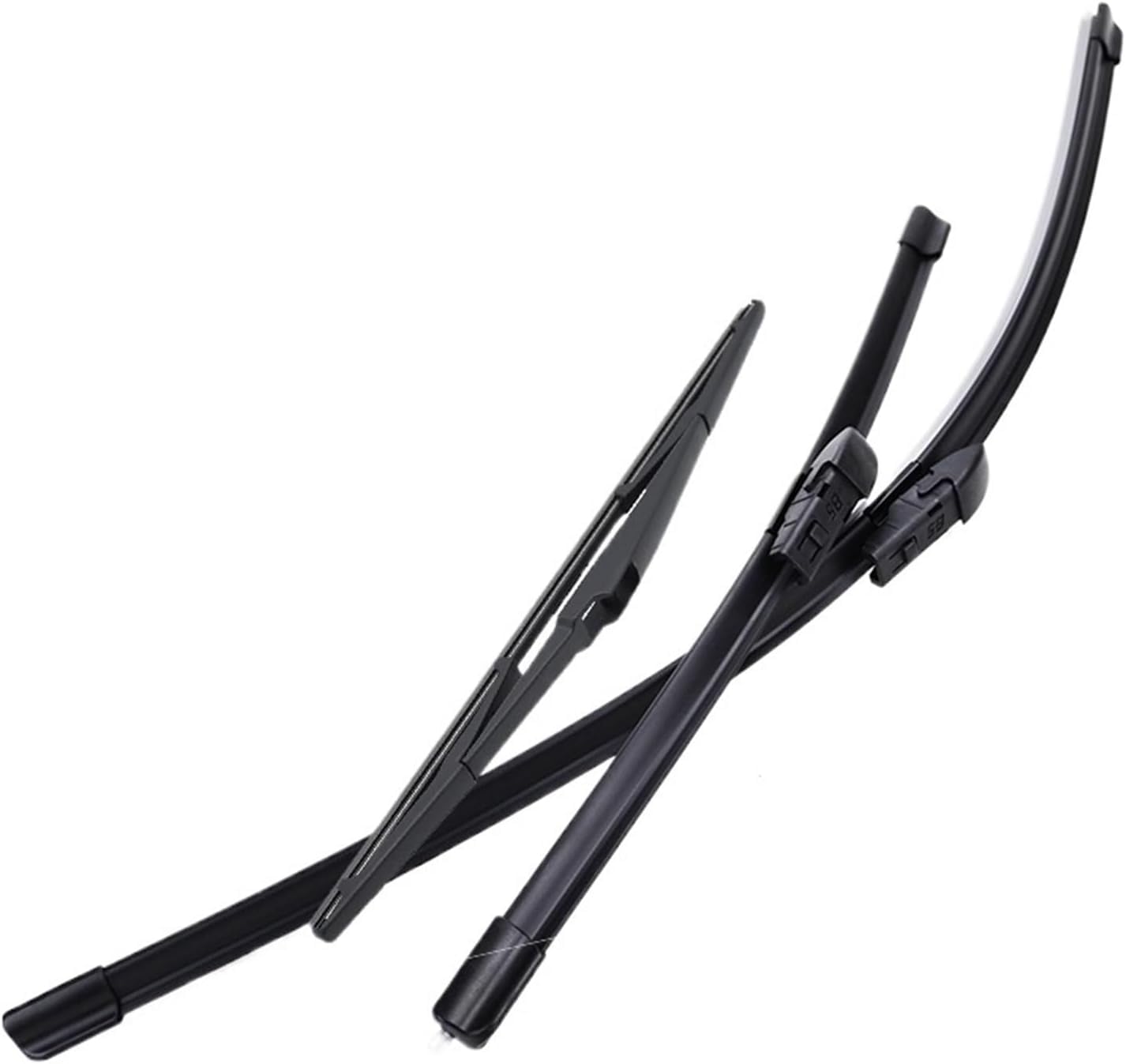 PLAKDFUU Wiper Blades Front Rear Set for Mazda CX-5 KF 2017-2023 24" 18" 14" - Silent & Streak-Free