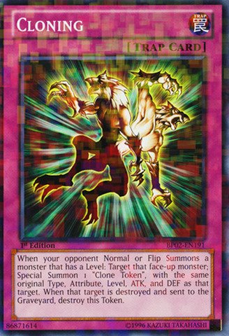 Amazon.com: YU-GI-OH! - Cloning (BP02-EN191) - Battle Pack 2: War of The  Giants - 1st Edition
