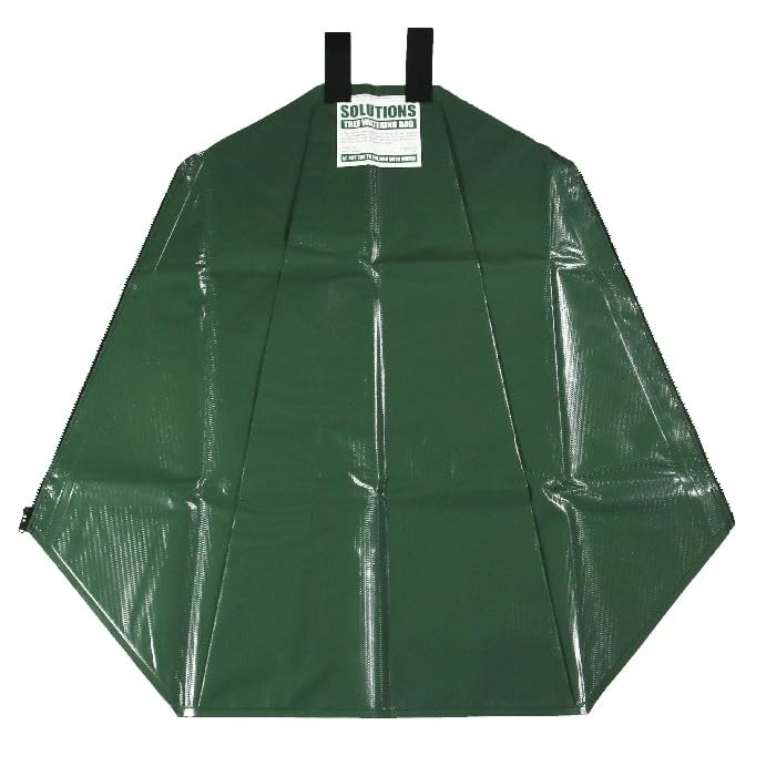 Solutions Tree Watering Bag - 20 Gallon Slow Release Tree Drip Bag, Reusable, Heavy Duty with Zipper - 8 to 10 hrs Releasing Time