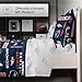 FOCO Denver Broncos NFL Team Color Bed In a Bag Comforter Bedding 5 Piece Full Set