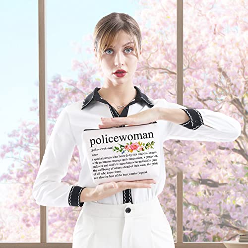 Policewoman Definition EU Makeup Bag - Police Officer & Sergeant Gift - Police Academy Graduation Gear Bag - Image 4