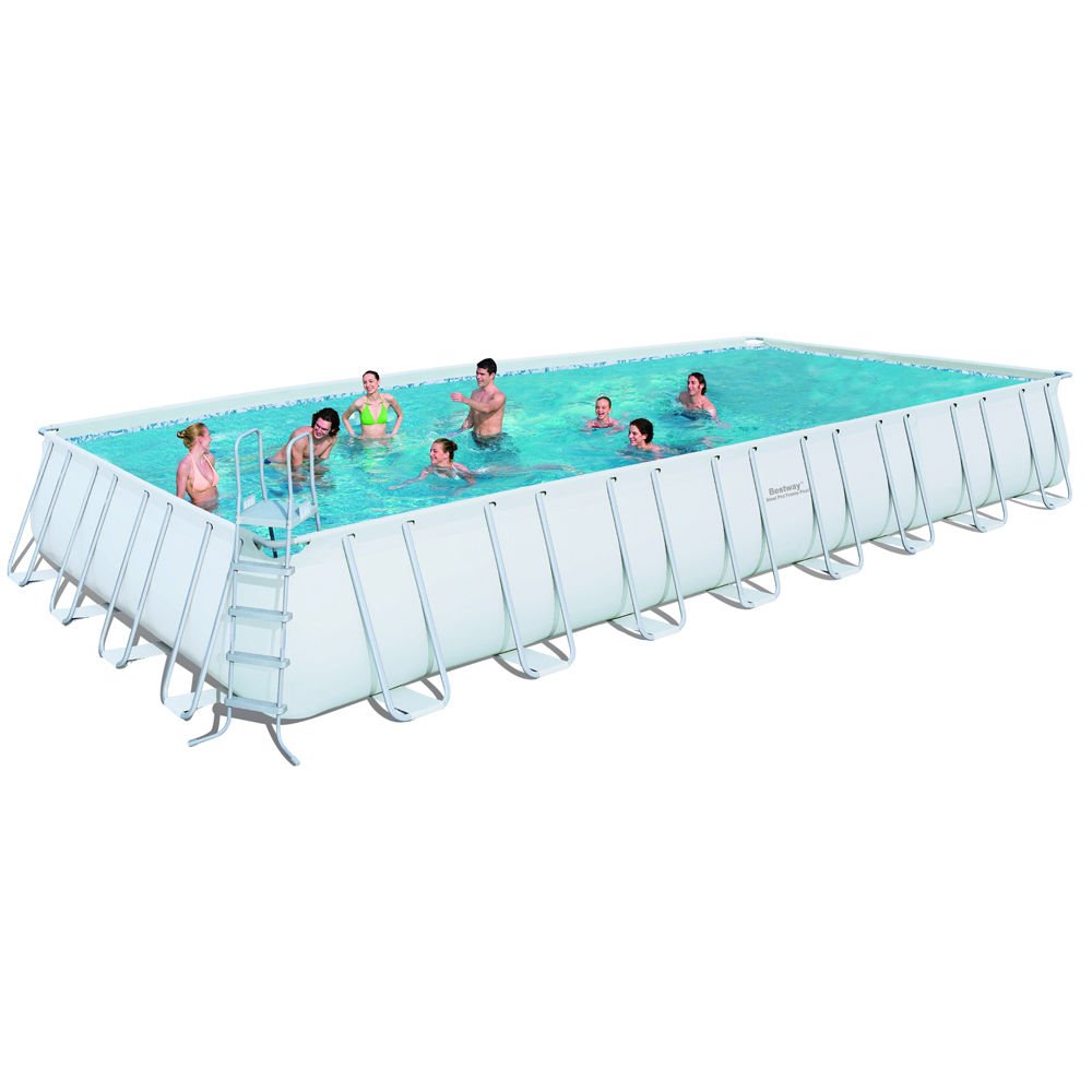 Bestway - Superficie Piscina 956 x 488 x 132 cm con Cartuccia purificatore 9,463 Litri/Ora