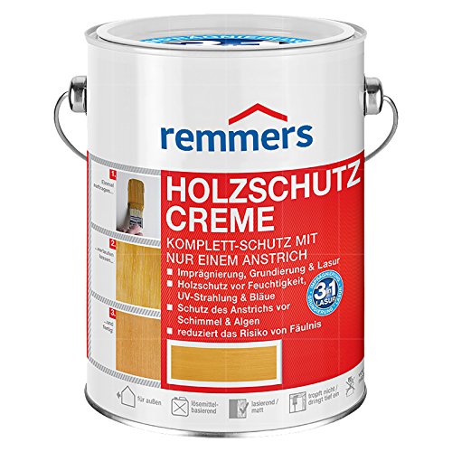 Preisvergleich Produktbild Remmers HOLZSCHUTZ-CREME - 3 LTR (TEAK)