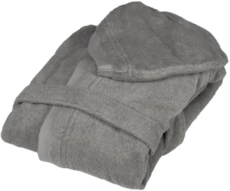 Fazzini Accappatoio unisex in spugna con cappuccio art. Square