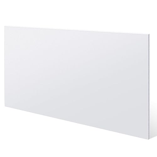 Miniatura 1 de 1 hoja de polietileno de alta densidad de 24 x 48 pulgadas, 12 de grosor, hoja de plástico de polietileno flexible de alta densidad, bloque de