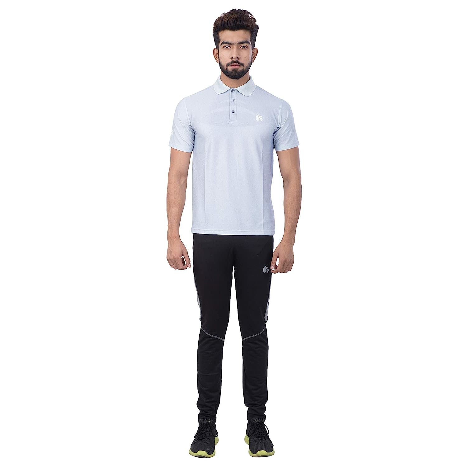 DSC DSC-41 Half Sleeve Polo T-Shirt, Medium (Light Grey)-image-42