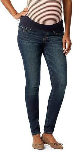Signature by Levi Strauss  Co Gold Label Womens Maternity Baby Bump Skinny Jeans Azul Laguna sin agua, Frosty Lakes, Noir - Sin agua