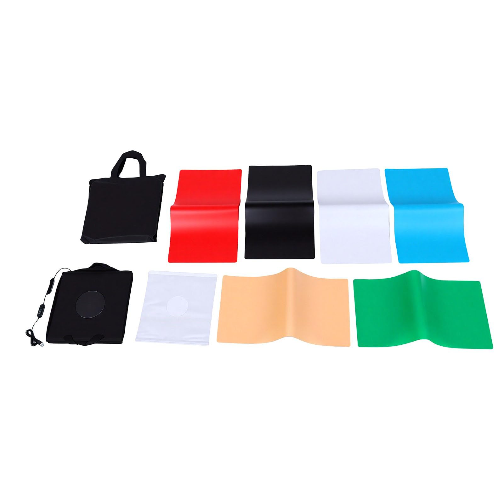 Scatola Luminosa Fotografica 12x12", Cabina per Studio Fotografico Dimmerabile con 6 Fondali, 120 LED 5500K CRI 97, Tenda Pieghevole Portatile per Esposizione di Prodotti
