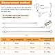 Kettenhundkragen, Edelstahl Metallkauenkau -Kettenkragen mit Verbindungsverschluss für kleine mittelgroßen großen Hunden (S, A)