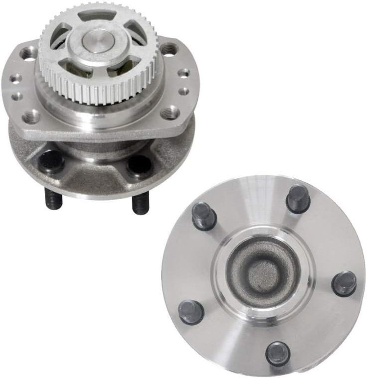 DRIVESTAR 512155 14" FWD Rear Wheel Hub & Bearing Assembly for Dodge Caravan/Grand Caravan FWD, Chrysler Town & Country FWD, Plymouth Grand Voyager 1996-2000(w/14" Wheels 5 Lugs)(Pair)