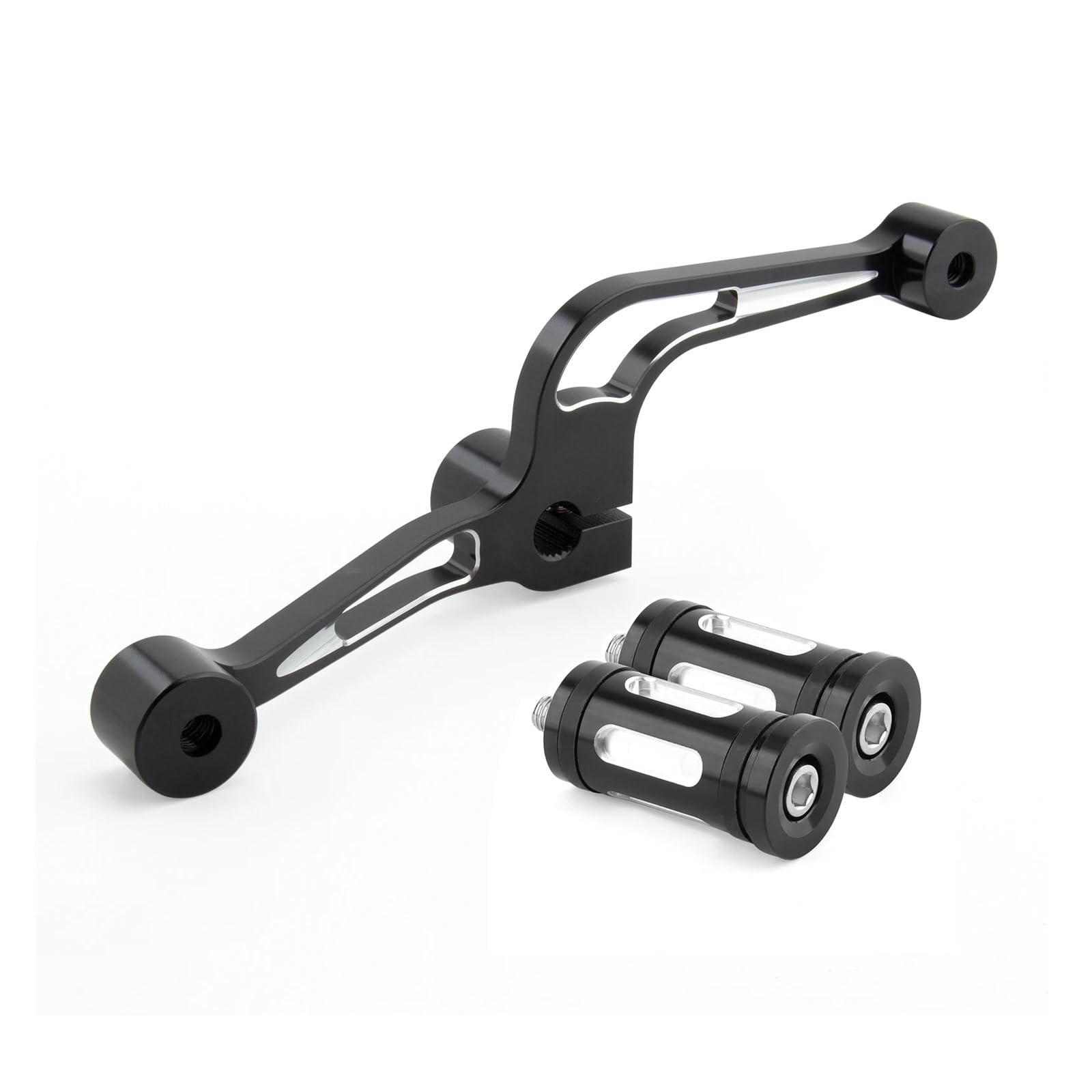 Syc27qp Black White A Shift Pedal Lever Motorcycle Motorcycle Heel Toe Shift Lever Shifter Pegs For Sportster Xl883 Xl1200 Iron 883 Forty-Eight Seventy-Two Shifter Lever
