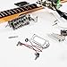 Pre-Wired Guitar Pickups, Humbuckers Wiring Harness Parts For Cigar Box Electric Guitar, Volume Tone Pots 500K Jack and Double Dual Closed Coil Electronics Kit, Chrome Musical Instrument For Guitarist