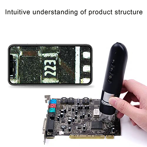 Image of Connect 500X Scalp Detector for Hair Health, Skin Hair Diagnosis Analyzing High Definition Electronic Microscope Scalp Follicle Detector
