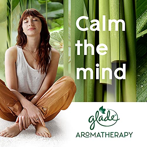 Glade Aromatherapy Candle, Home Decor Scented Calming Jar Candle, Up to 37 Hour Burn Time, Calm Mind with Italian Bergamot & Guatemalan Lemongrass, 260g - Image 6