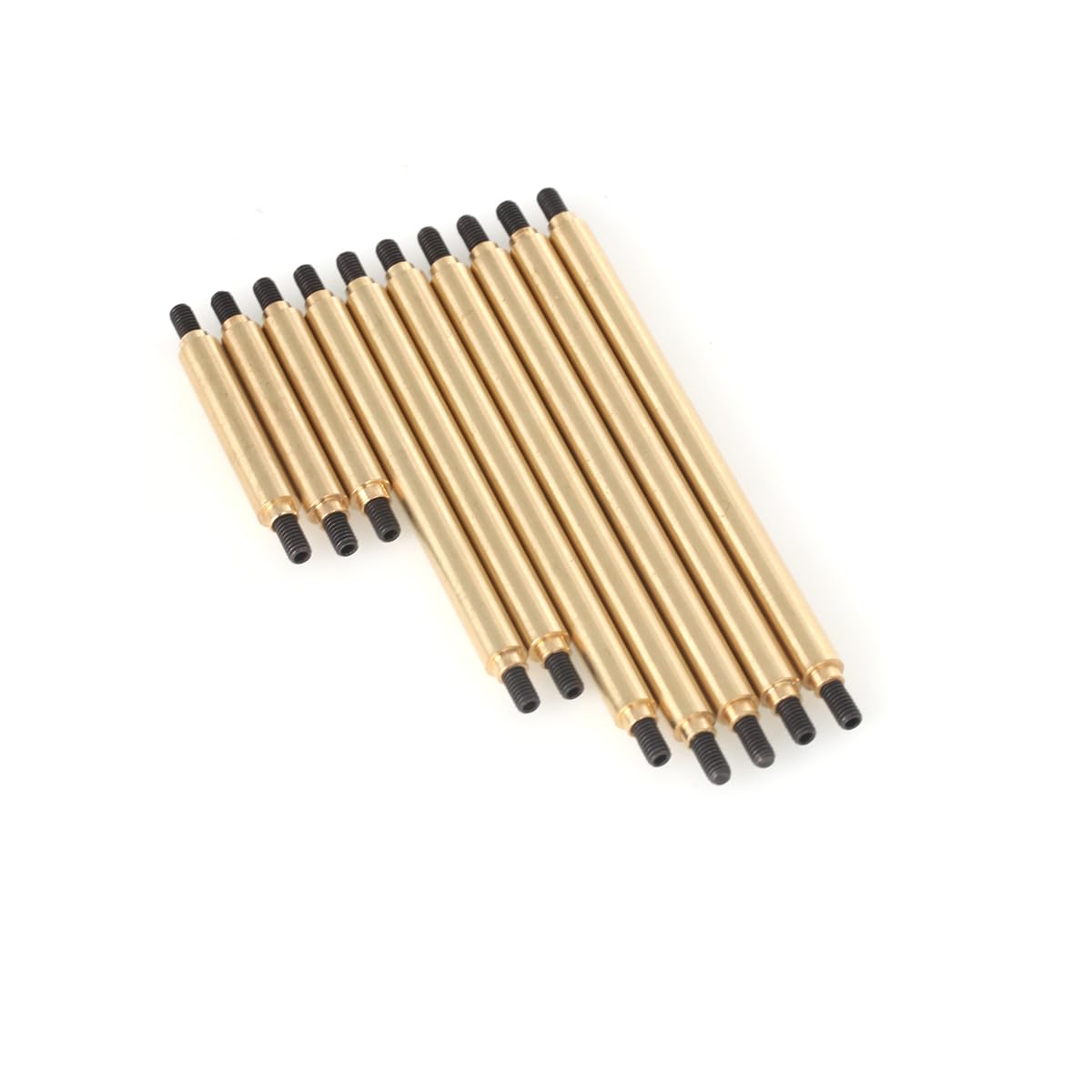 LCX 1/10th RC Car Brass Complete Suspension Link Set Tie Rods 324mm Wheelbase for RC Car TRX4, Upgrades Parts Accessories